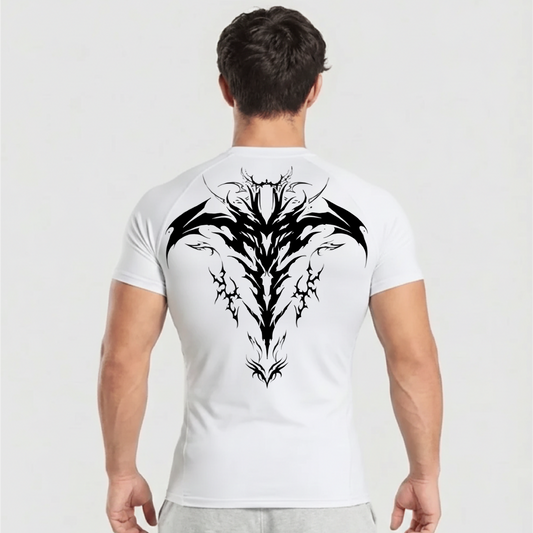 RONIN White Compression Shirt | SHORT SLEEVE