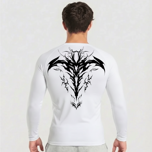 RONIN White Compression Shirt | LONG SLEEVE