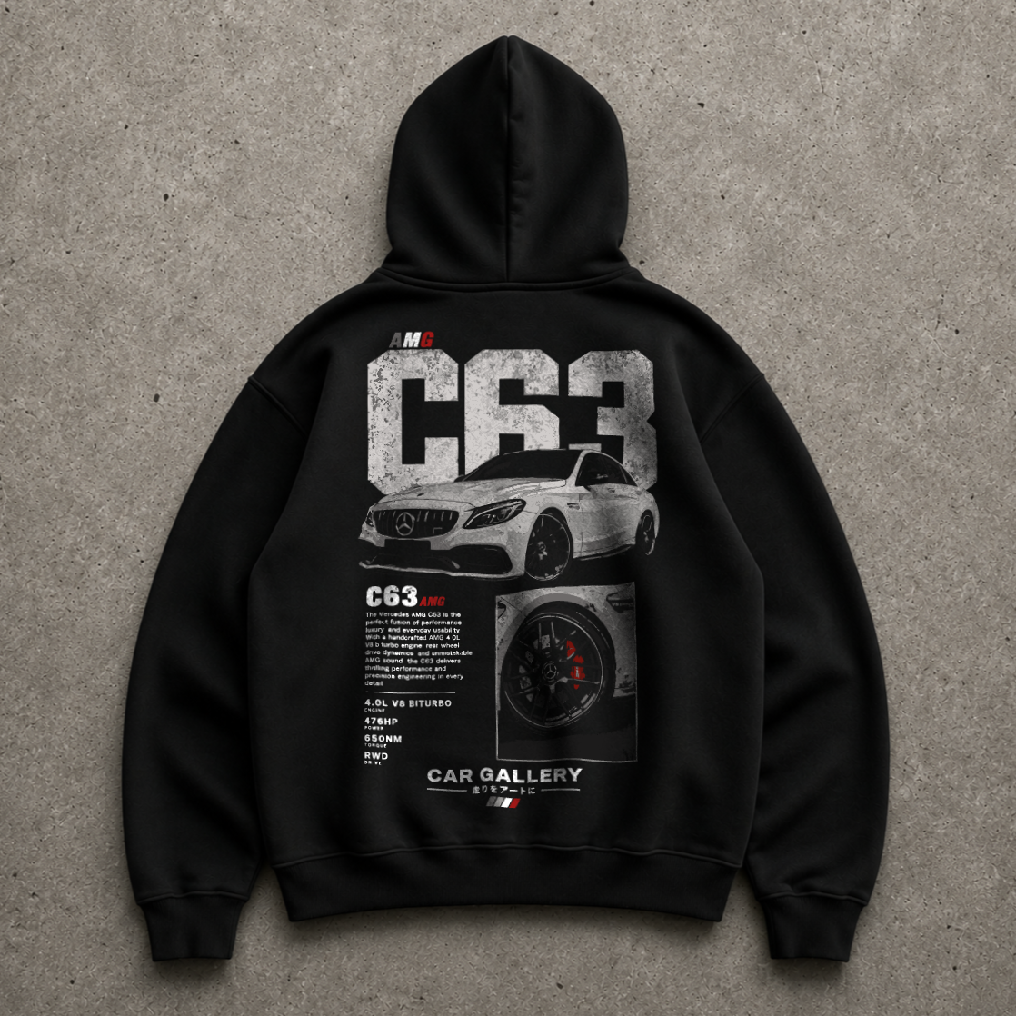 MERCEDES AMG C63 OVERSIZED HOODIE
