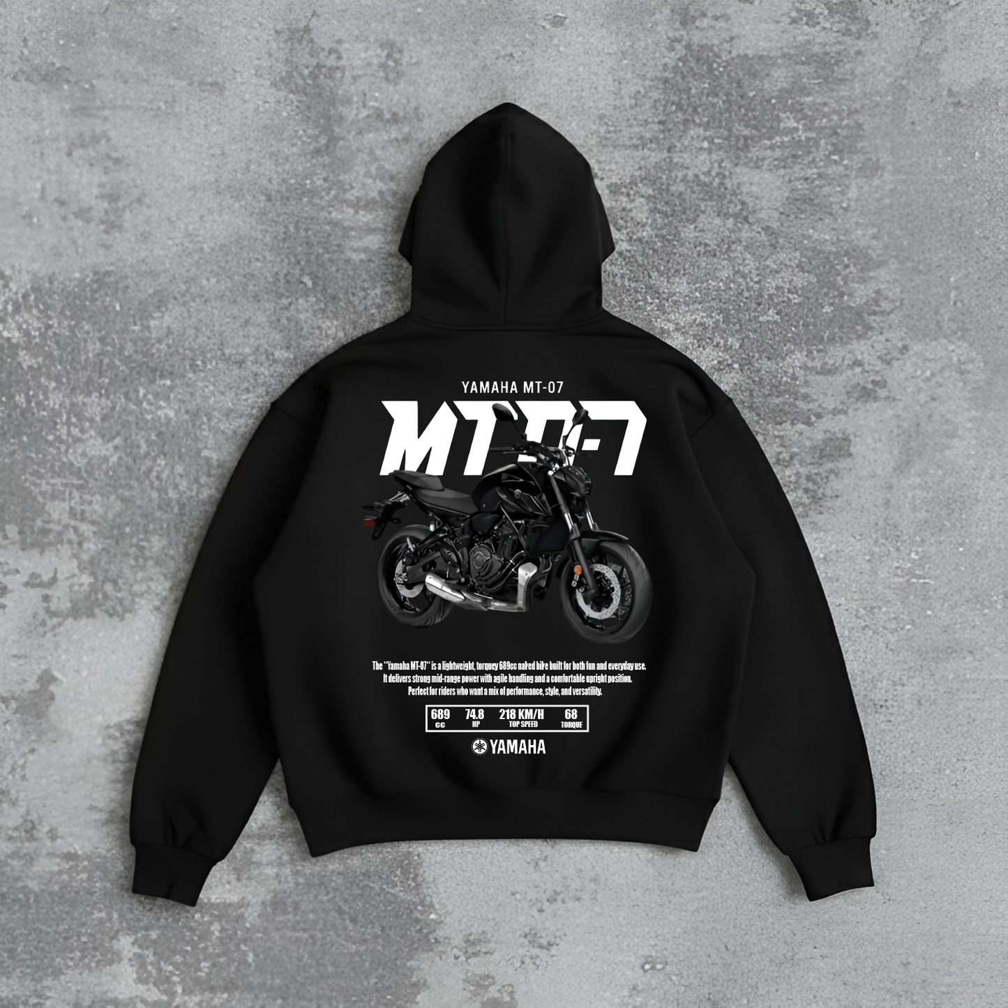 YAMAHA MT-07 OVERSIZED HOODIE