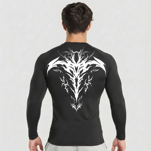 RONIN Black Compression Shirt | LONG SLEEVE