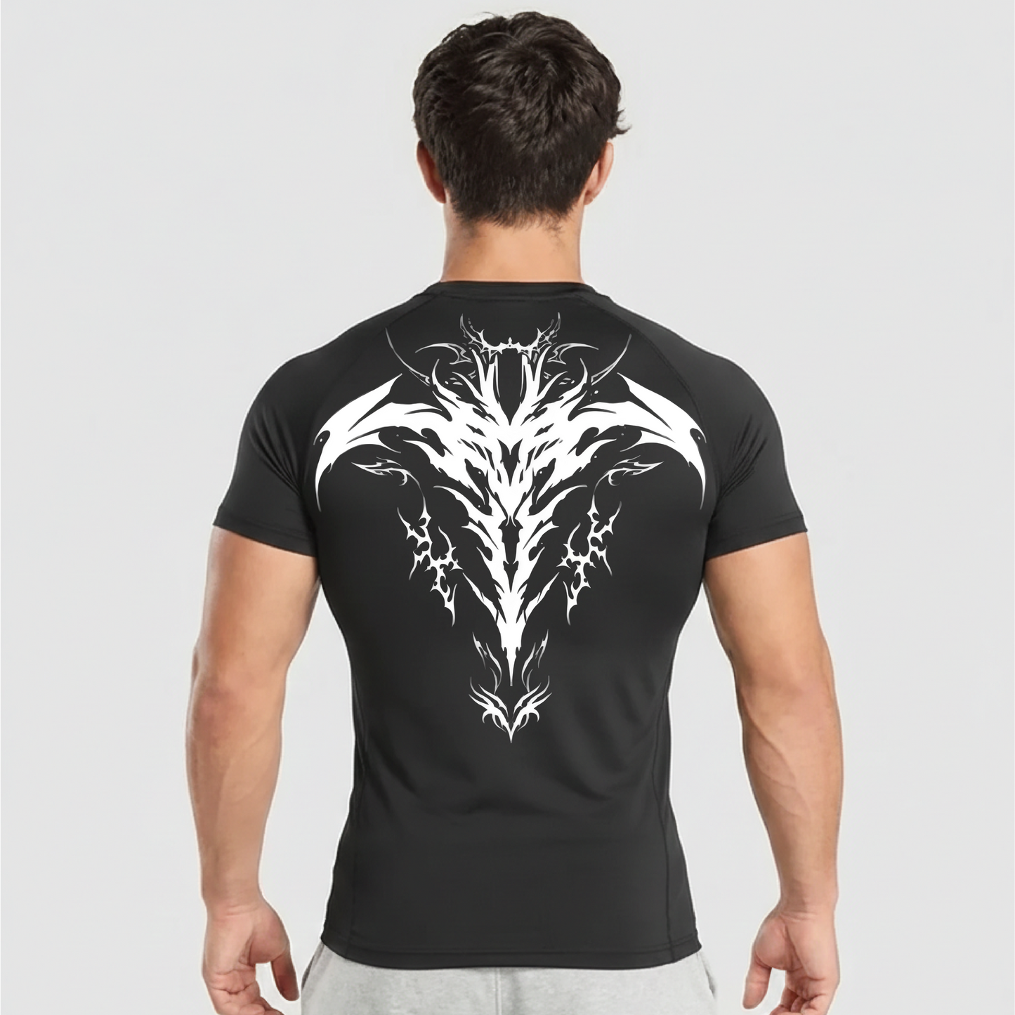 RONIN Black Compression Shirt | SHORT SLEEVE