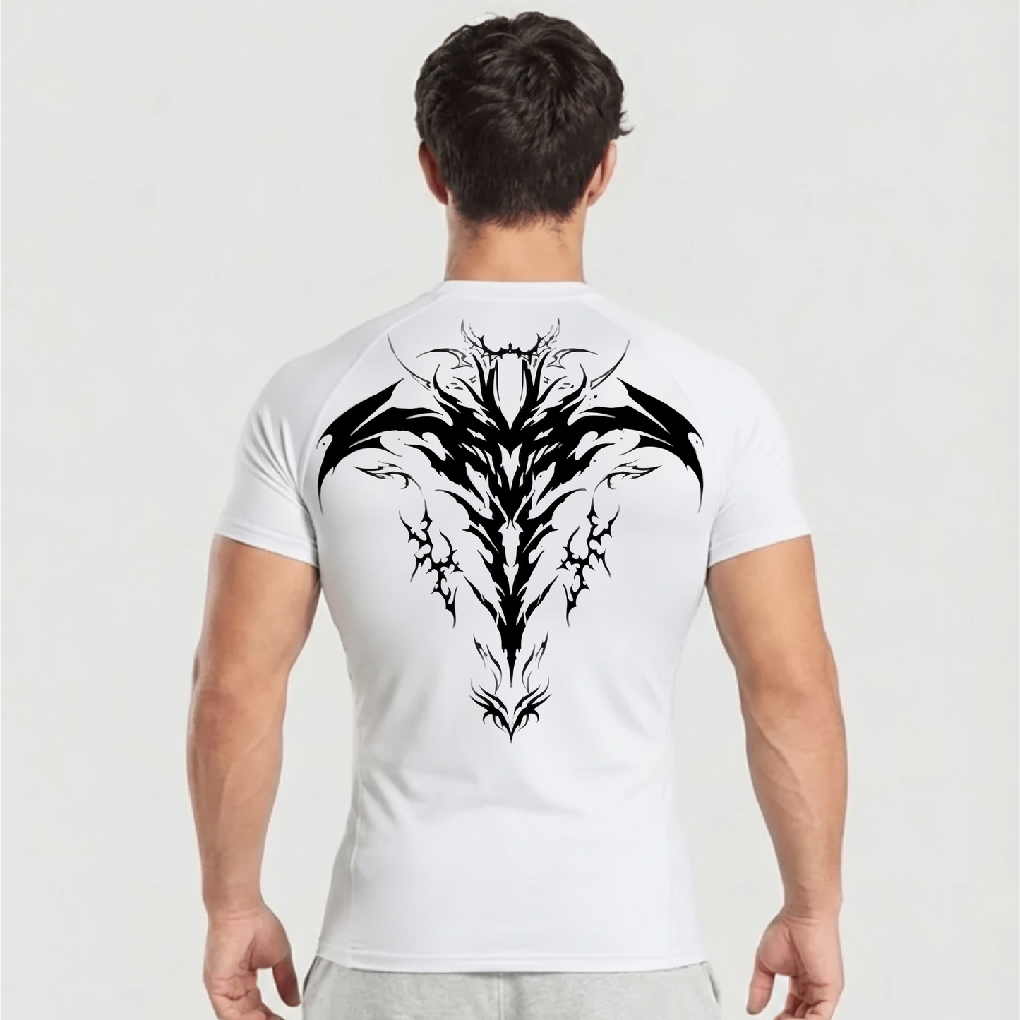 RONIN White Compression Shirt | SHORT SLEEVE