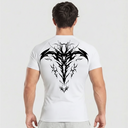 RONIN White Compression Shirt | SHORT SLEEVE