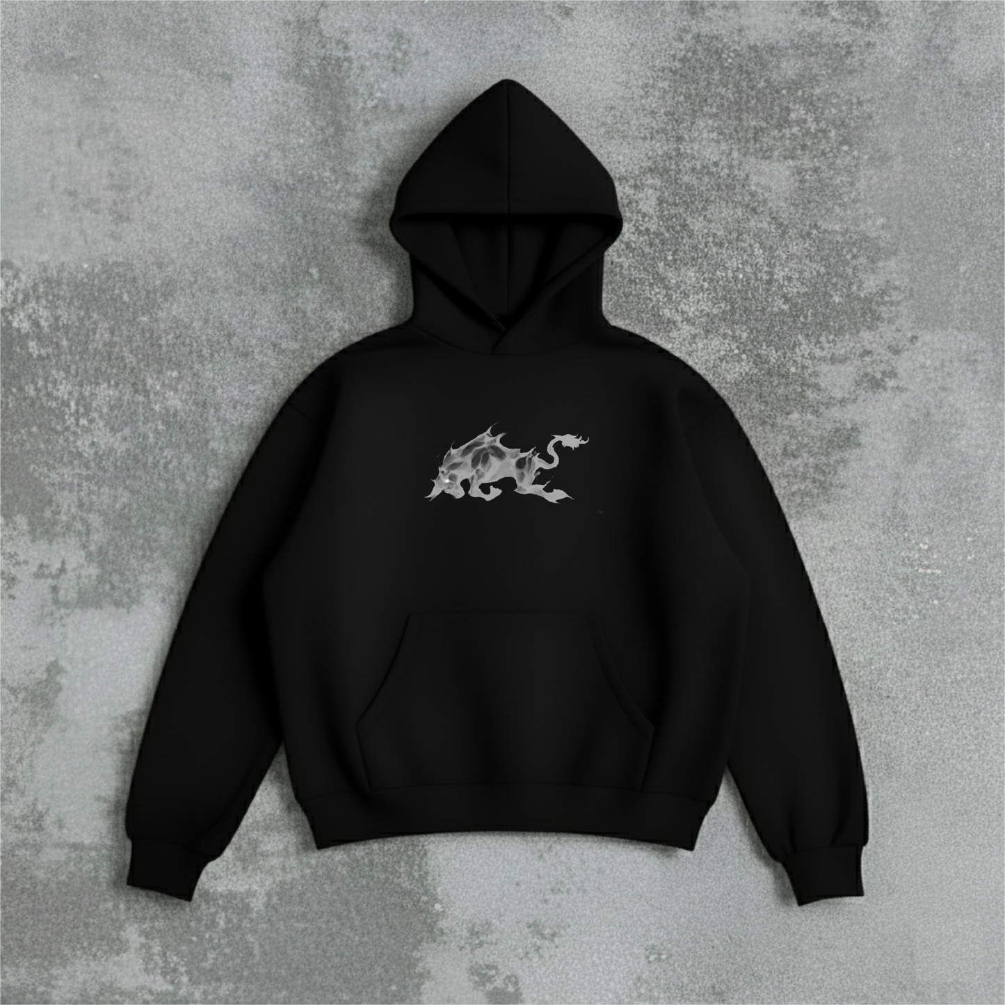 BLACK BULLS OVERSIZED HOODIE