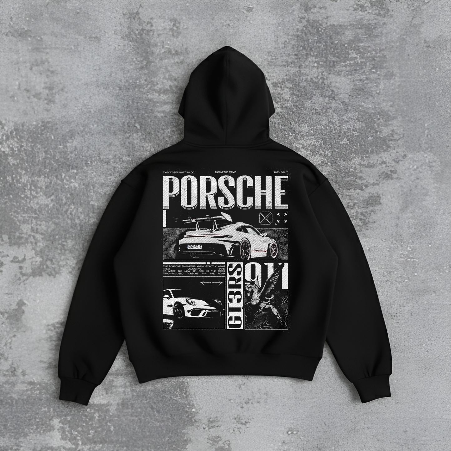 PORSCHE GT3RS OVERSIZED HOODIE